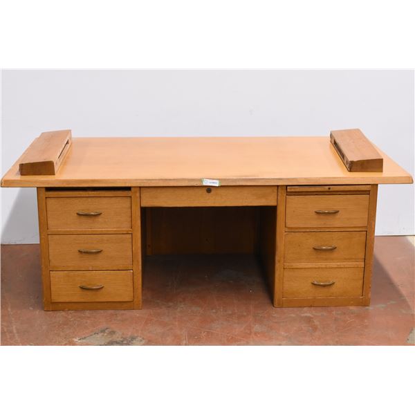*Heavy Wooden Desk – 72”x35”x25”