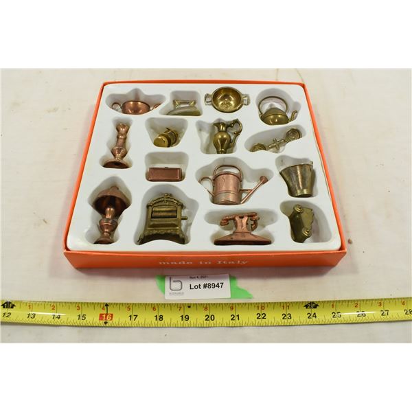 Small Tin/Copper Kitchen Item Ornaments