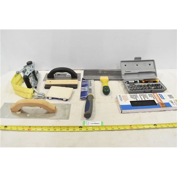 Assorted Tools/ Drywall Supplies
