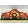 Image 1 : Coca Cola Clock/Coat Rack - one knob loose