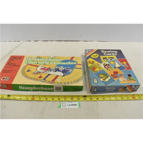 Steeplechase & Sewing Cards