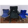 Image 1 : *2 Small, 1 Regular Lawn Chairs