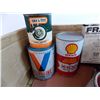 Image 2 : Full Shell Oil Can X-100, Full Valvoline oil can , misc cans
