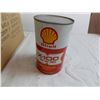 Image 3 : Full Shell Oil Can X-100, Full Valvoline oil can , misc cans