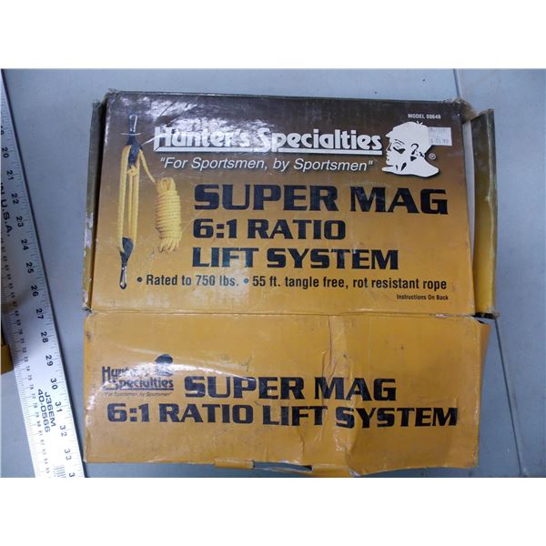 rope pulley lift system