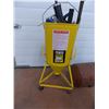 Image 3 : Powerfist sandblast wheeled bucket filled with tools, and old air tank