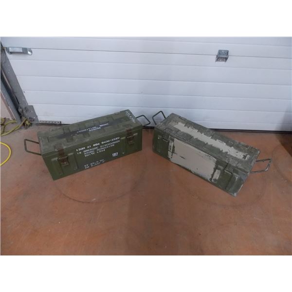 *Two large military crates - 26" x9.5" x9.5"