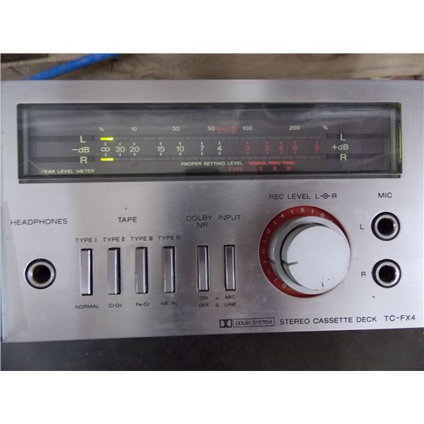 その他 Sony TC-FX4 その他 Sony TC-FX4 Sony TC-FX4 •1980.y. - cassette deck