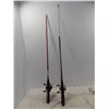 Image 5 : (2) Zebco Fishing Reels (Omega 191 + One Classic) with Rods (Berkley Cherrywood + Berkley Grayfite)