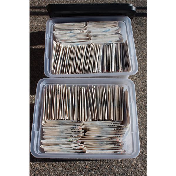 2 small totes of sewing patterns