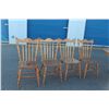 Image 6 : Dining room table with 4 chairs + center leaf