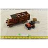 Image 1 : Handmade Wooden Truck w/ Small Toy Truck