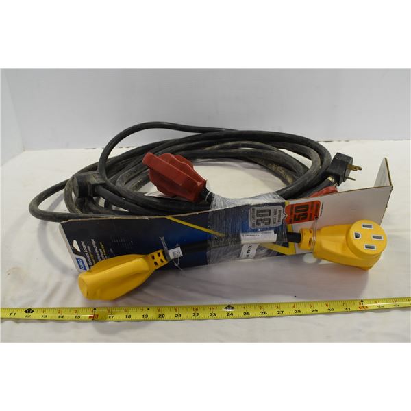 Thick Extension Cord w/ Adapters