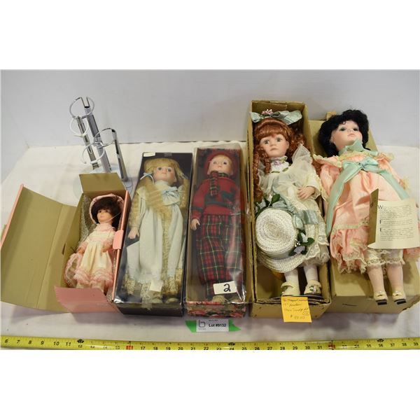 Lot of Misc. Collectible Dolls