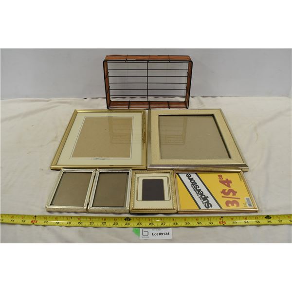 Picture Frames & Basket