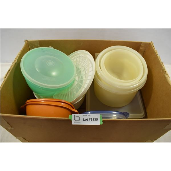 Lot of Misc. Tupperware Like Items