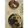 Image 2 : Norman Rockwell Decorative Plates- with CoA