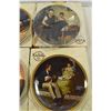 Image 4 : Norman Rockwell Decorative Plates- with CoA