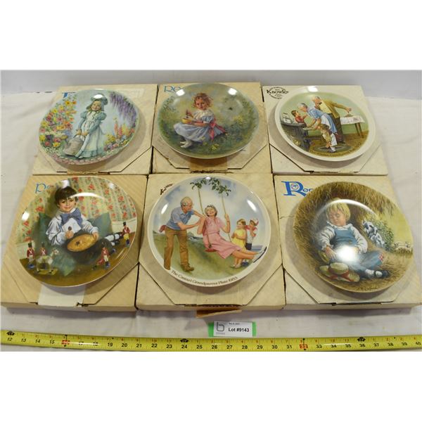 Knowles & Reco Decorative Plates w/ CoA