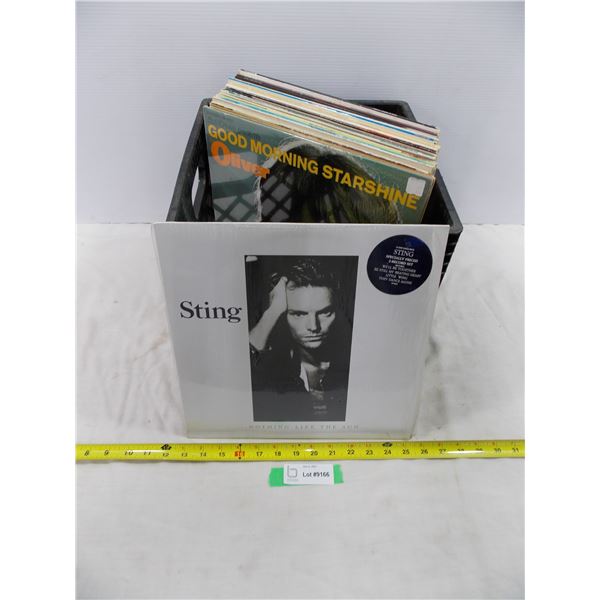 Assorted Records w/ Sting – Approx. 25+