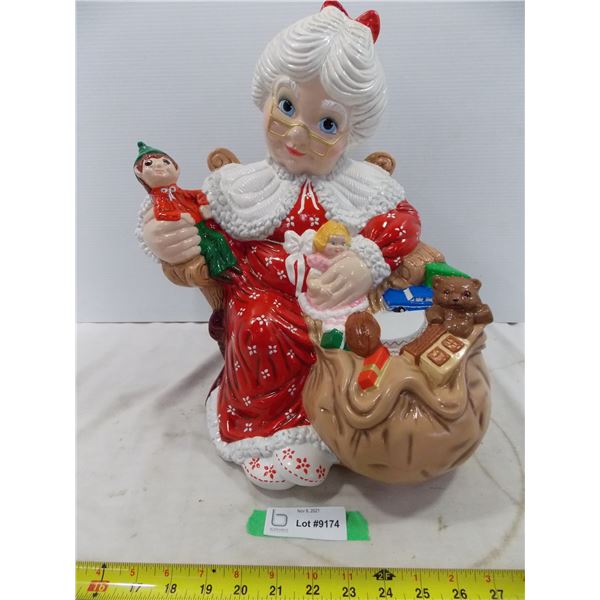 Mrs. Claus Ceramic Ornament