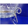 Image 2 : Glass Serving Bowl w/ Metal Legs