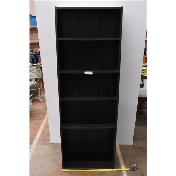 6ft tall Dark Brown Shelf