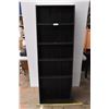 Image 1 : 6ft tall Dark Brown Shelf