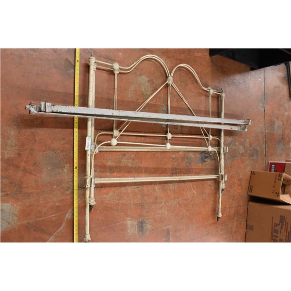 White Cast Iron Bed Frame