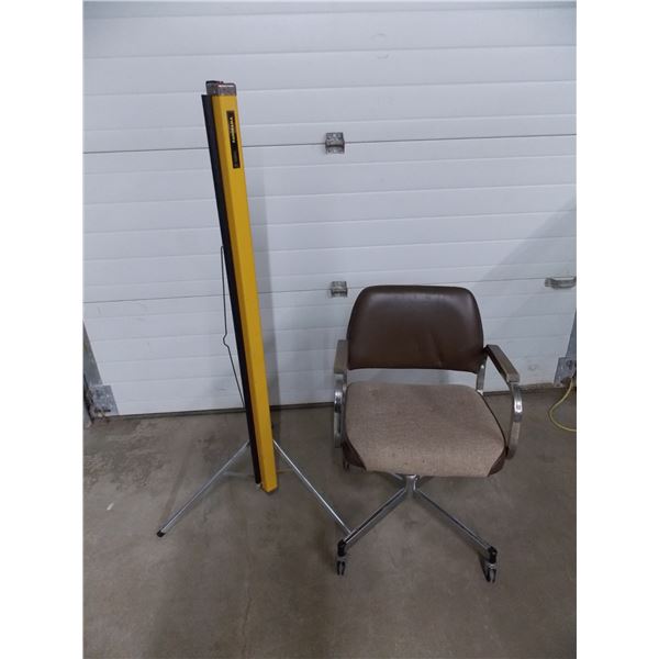 Vintage Office Chair + Projector Screen