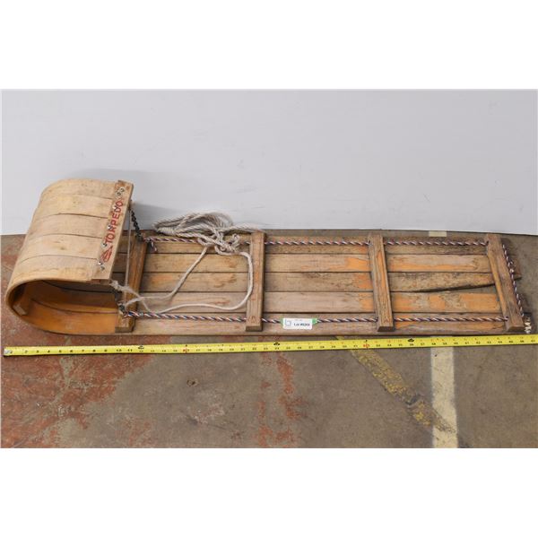 Vintage Wooden Sled