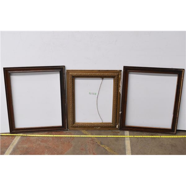 3 Vintage Picture Frames