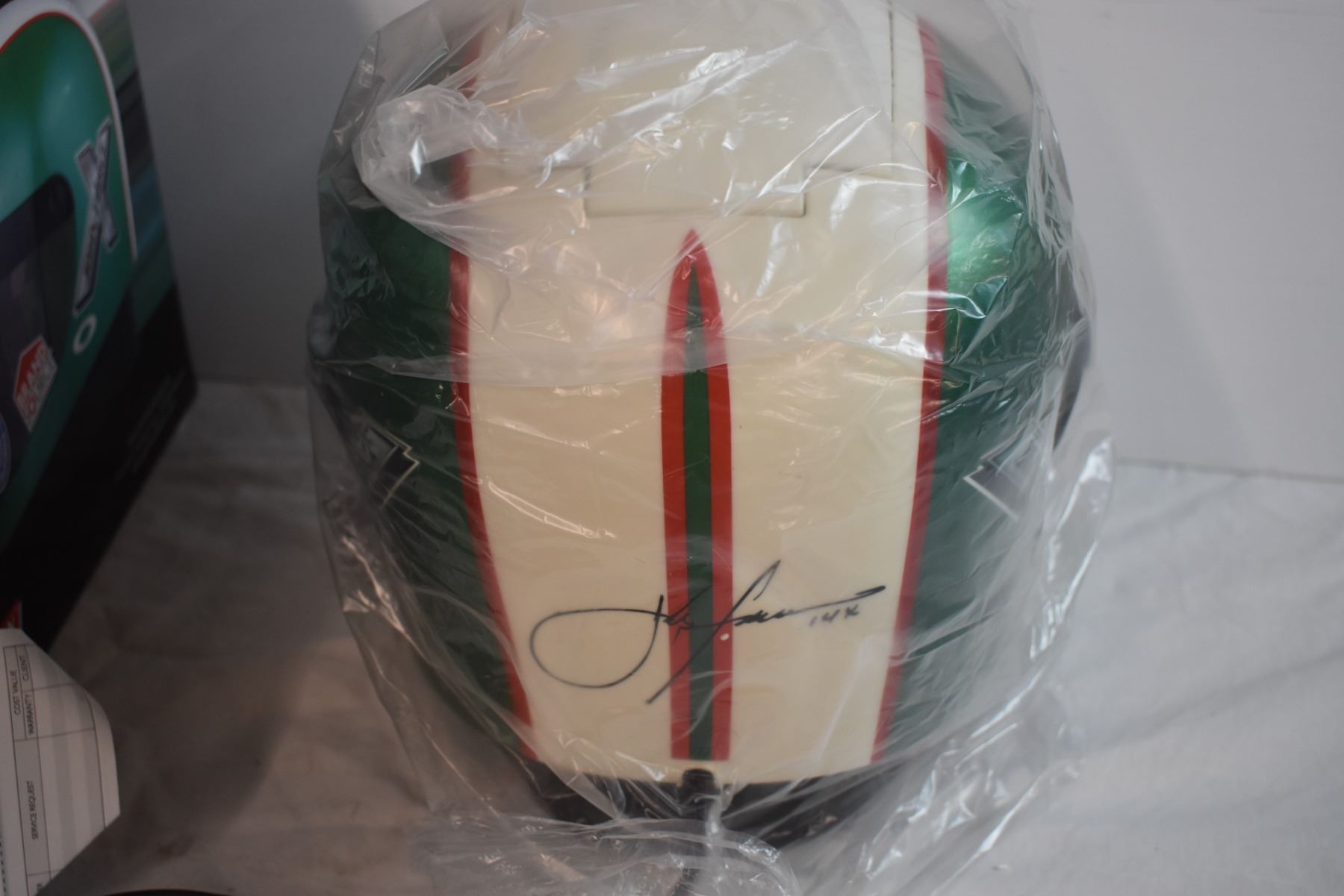 John Force Helmet Coffee Maker (NIB) Bodnarus Auctioneering