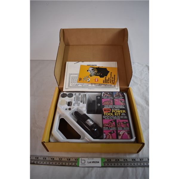 Vintage 22 Piece Precision Power Tool Kit (Appears NIB)