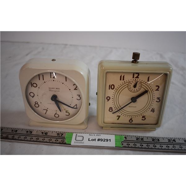 (2) Westclox Clocks (Both Not Working)