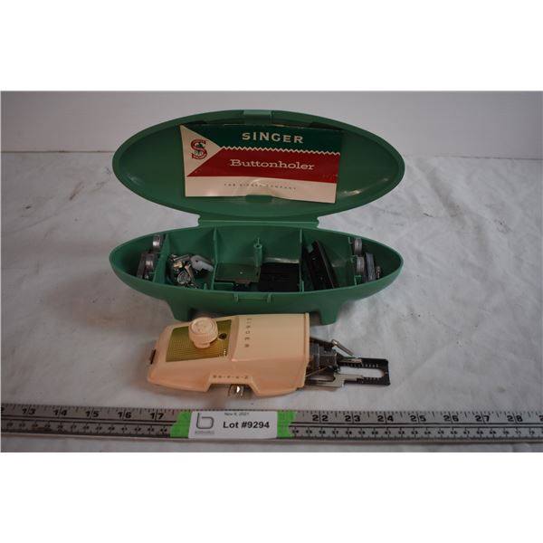 Vintage Singer Buttonholer