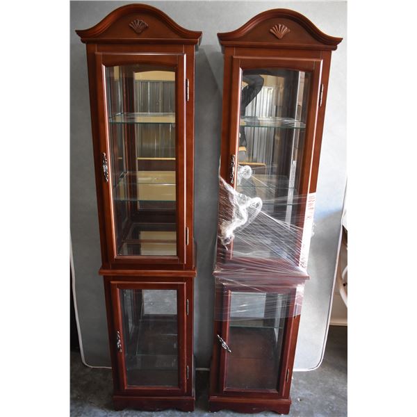 2X The Money - Glass cabinets with mirrors