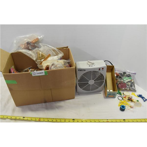 Box w/ Small Heater, Vintage Marx Disney Toys, Misc Brain Games