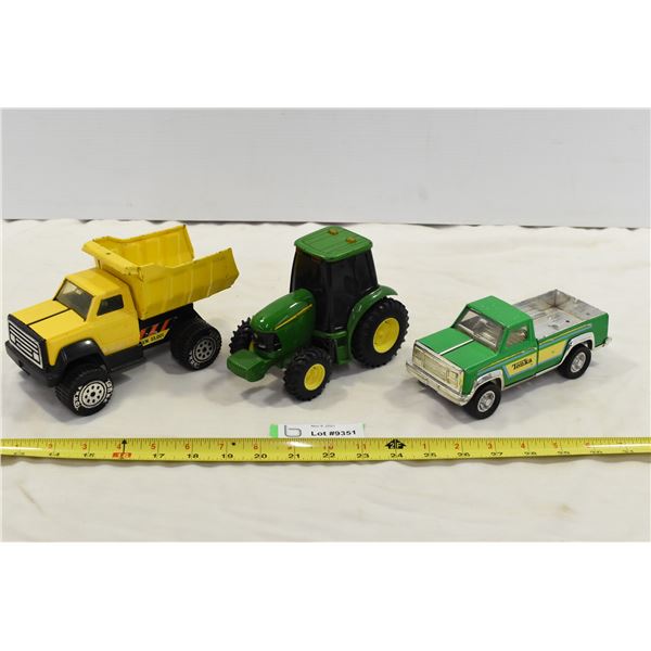 Tonka Trucks & John Deere Tractor