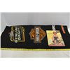 Image 1 : MGD & Harley Davidson Flag w/ Schlitz Beer Placard