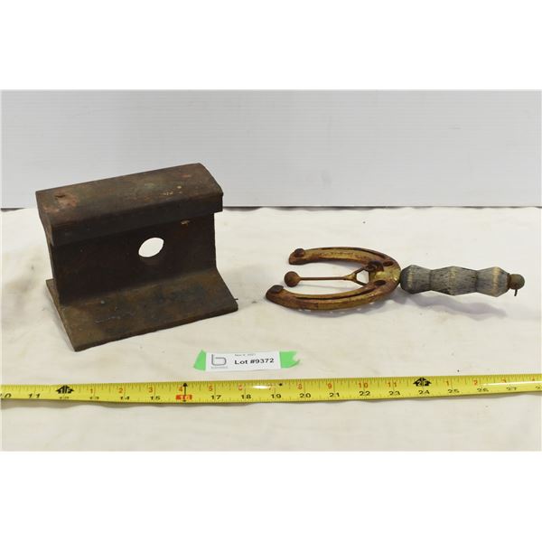 Railroad Tie, Horseshoe Dinner Bell