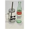Image 4 : Tins, Coca Cola Bottle, Pyrex Bowl & Vintage Glass Bottles