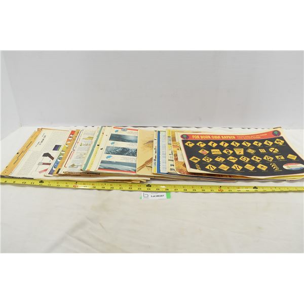 General Motors Informational Pin Up Posters – 30+ Quantity