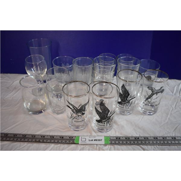 Various Glass Cups