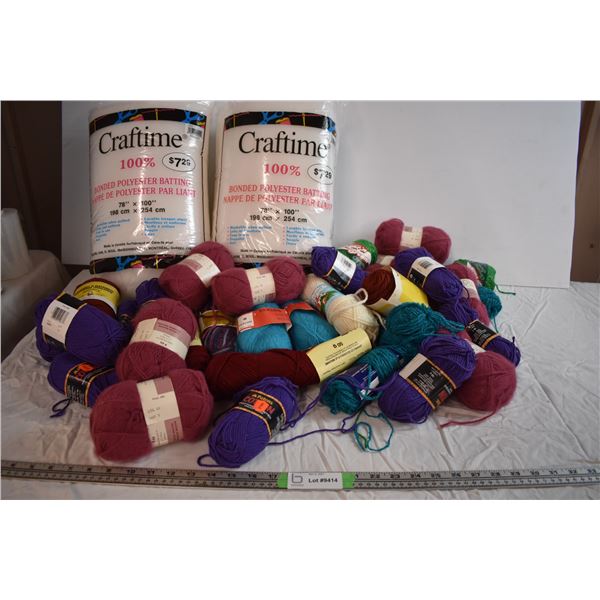 Yarn and Polyester Batting