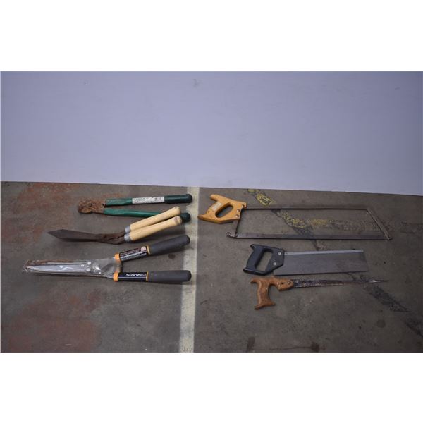 *(3) Hand Saws and (3) Cutters