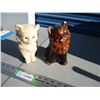 Image 2 : (2) chalkware cats