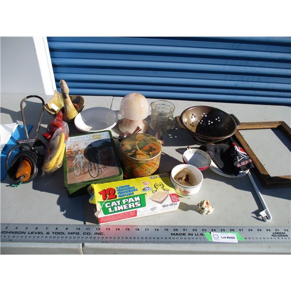 element, tins, ornaments + misc