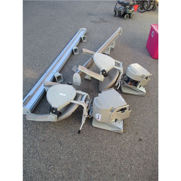 medichair chair lift rails + char