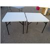 Image 1 : 2X The Money - folding leg card tables